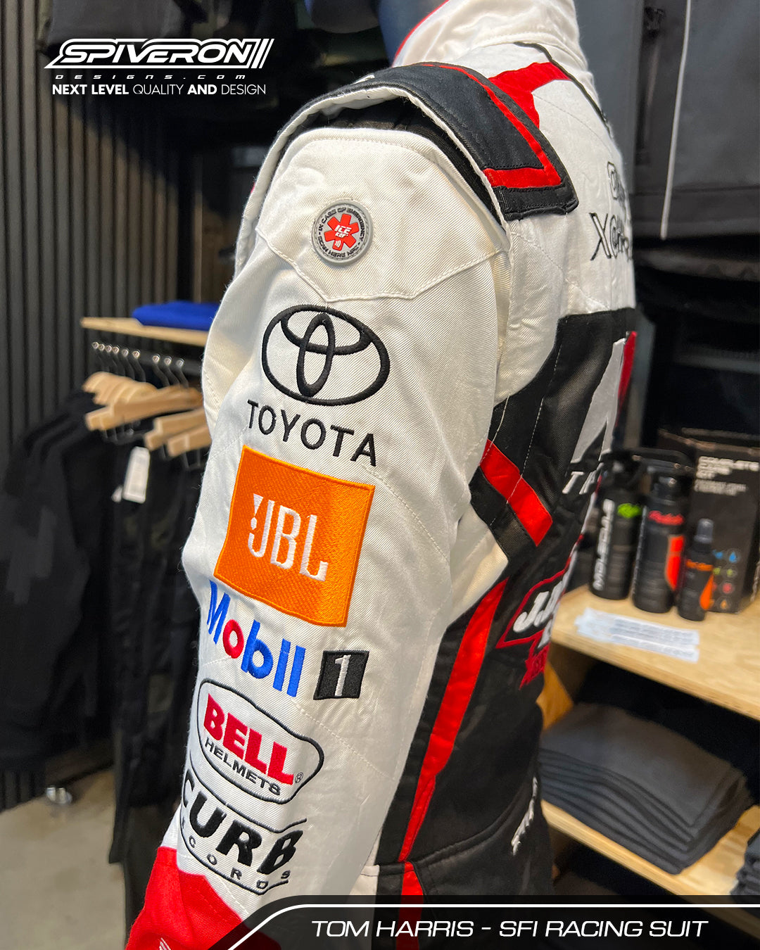 Gepersonaliseerde Raceoverall - Premium SFI 3.2A/5 - Spiveron Designs