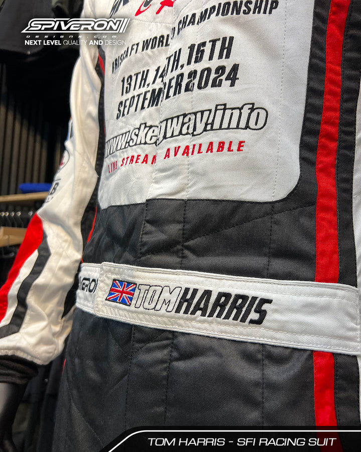 Gepersonaliseerde Raceoverall - Premium SFI 3.2A/5 - Spiveron Designs
