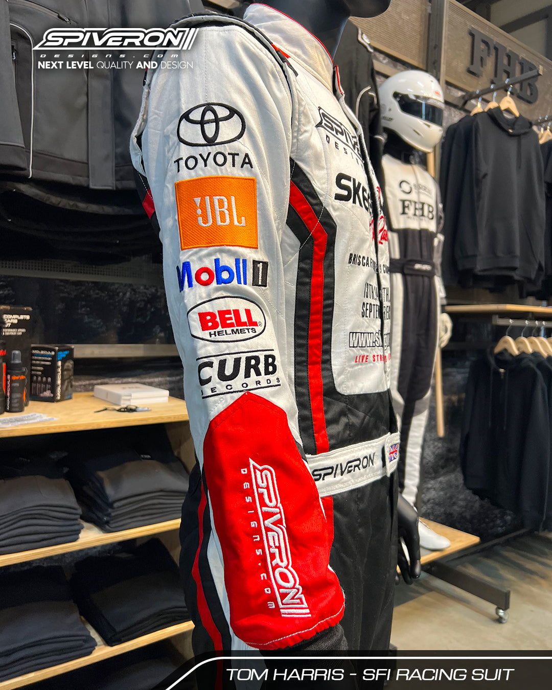 Gepersonaliseerde Raceoverall - Premium SFI 3.2A/5 - Spiveron Designs