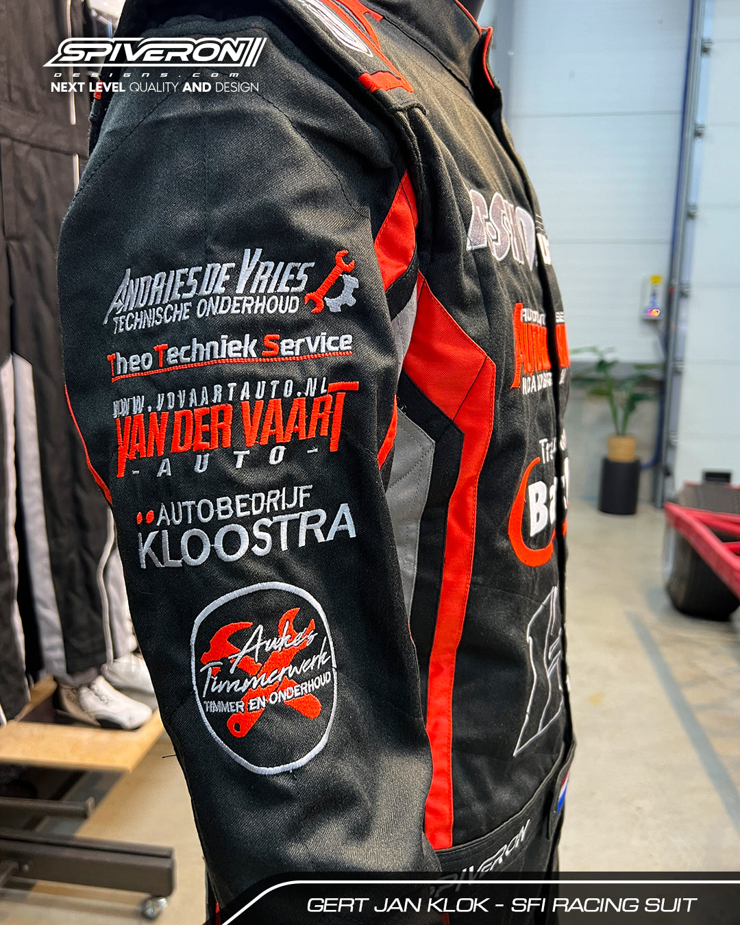 Gepersonaliseerde Raceoverall - Ultra Shiney SFI 3.2A/5 - Spiveron Designs