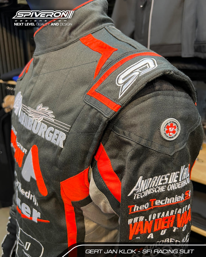 Gepersonaliseerde Raceoverall - Ultra Shiney SFI 3.2A/5 - Spiveron Designs
